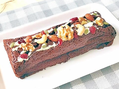 超濃厚!チョコたっぷりパウンドのクリスマスVer?